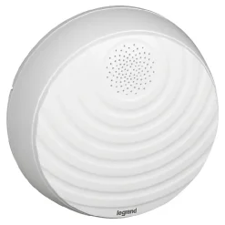 Kit Confort carillon et sonnette sans fil avec 15 mélodies alimentation par piles - blanc-Legrand Discount