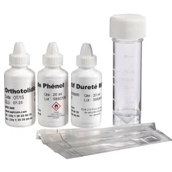 Kit d'analyses d'eau TH, PH, Nitrate, Chlore-Apic