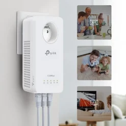 Kit de 2 adaptateurs Wifi CPL AV1300 avec prise gigogne^TP-Link Clearance