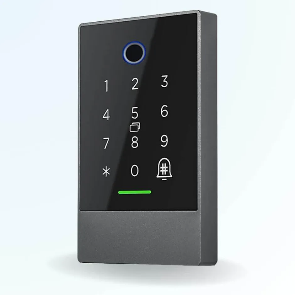 Kit de contrôle d'accès connecté - code badge et biométrie - 7 bio-LOCKY Discount