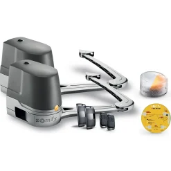Kit de motorisation à bras Evolvia Flash pour portail battant^Somfy New