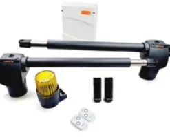 Kit de motorisation sur batterie 24V pour portail battant à verin G-BAT 500^Genius by FAAC New