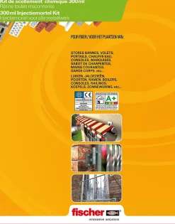 Kit de scellement FIS P 300 T-Fischer Hot