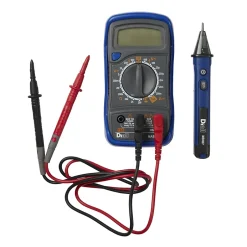 Kit de testeur électrique multimètre + testeur de tension-Diall Hot
