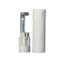 Kit Douille Bougie Blanche pour Lampe E14 Éclairez Votre Intérieur avec Style-Lnd Sale