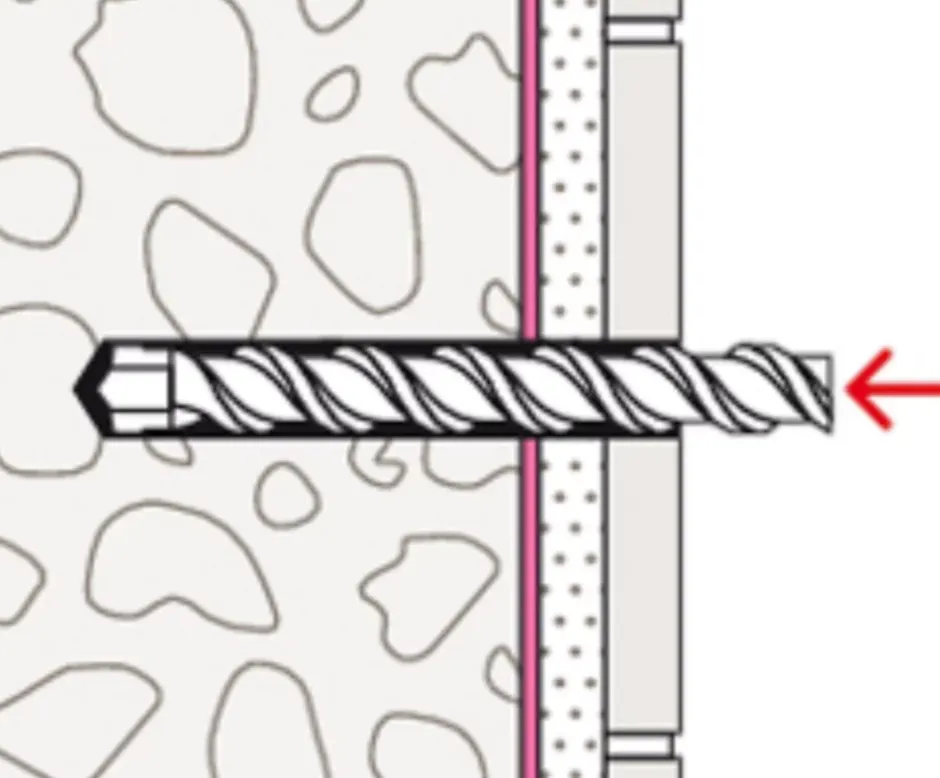Kit fixation chauffe-eau sur brique creuse BOH 135 Fisher-Fischer Hot