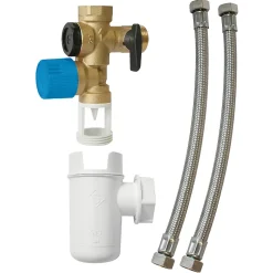 Kit groupe de sécurité standard laiton anti-corrosion-Flomasta Clearance