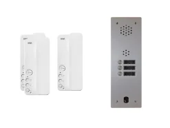 Kit interphone 1 rangée avec 3 combinés Collectif^Urmet Discount