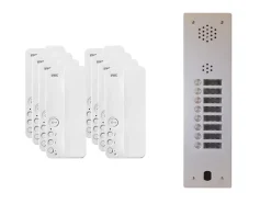 Kit interphone 1 rangée avec 8 combinés Collectif^Urmet Clearance