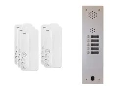 Kit interphone 1 rangée avec 5 combinés Collectif^Urmet New