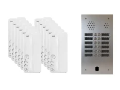 Kit interphone 2 rangées avec 12 combinés Collectif^Urmet New