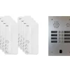 Kit interphone 2 rangées avec 8 combinés Collectif-Urmet New