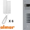 Kit interphone avec 6 combinés Collectif^Golmar Clearance