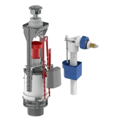 Kit Mécanisme Poussoir NF + Robinet Flotteur NF - - Chromé-Edouard Rousseau Hot