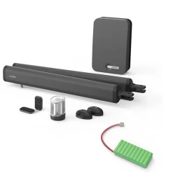 Kit Motorisation à vérins pour portail à battants - Teha 410 et sa batterie de secours^Avidsen Sale