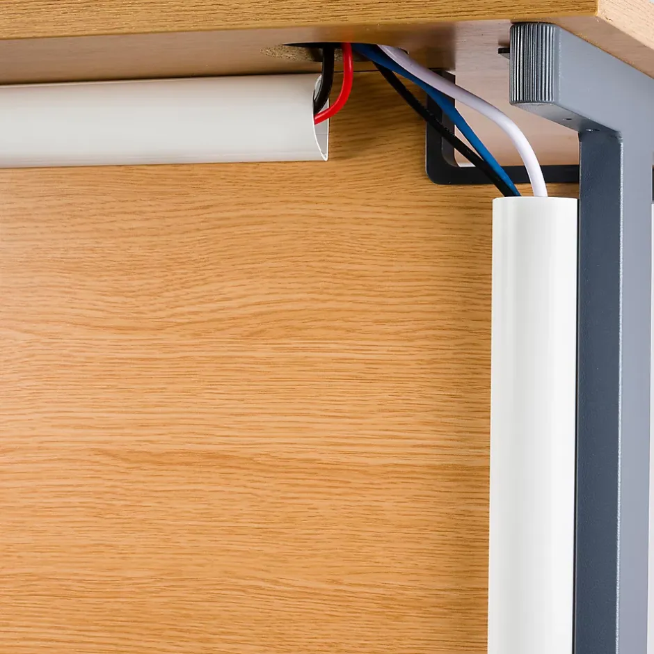 Kit moulure semi-circulaire 50 x 25 mm blanc^D-Line Discount