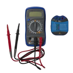 Kit multimètre et prise testeur-Diall New