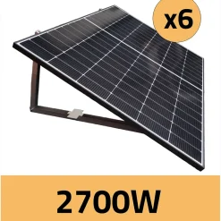 Kit Plug & Play 2700W Gamme PREMIUM avec micro-onduleurs Hoymiles-Galix Discount