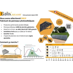 Kit Plug & Play 450W Gamme TOP avec micro-onduleur Benyi^Galix Sale