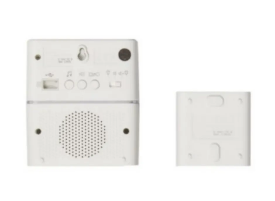 Kit Serénité carillon et sonnette sans fil 30 mélodies + MP3 alimentation par piles - blanc^Legrand New