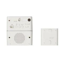 Kit Serénité carillon et sonnette sans fil 30 mélodies + MP3 alimentation par piles - blanc^Legrand New