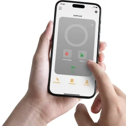 Kit Serrure Connectée Lock + cylindre 45/45 mm + clavier sans fil + 2 badges supplémentaires-Extel