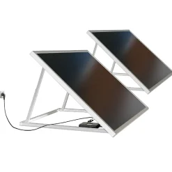 Kit Solaire KATEZER Connecté 840W - Prêt à Brancher - PV Bifacial - Installation Facile - Suivi Direct - Pose : Sol, Mur, Balcon-Keli France