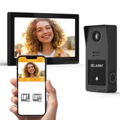 Kit visiophone filaire connecté Digital Connect + coque graphite-Extel Online