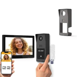 Kit visiophone filaire connecté Digital Connect + coque graphite-Extel Online