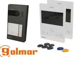 Kit visiophone Soul 4" 2 écrans^Golmar New