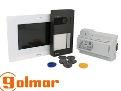 Kit visiophone Soul 7'' / Visiophone filaire professionnel & portier video-Golmar Discount