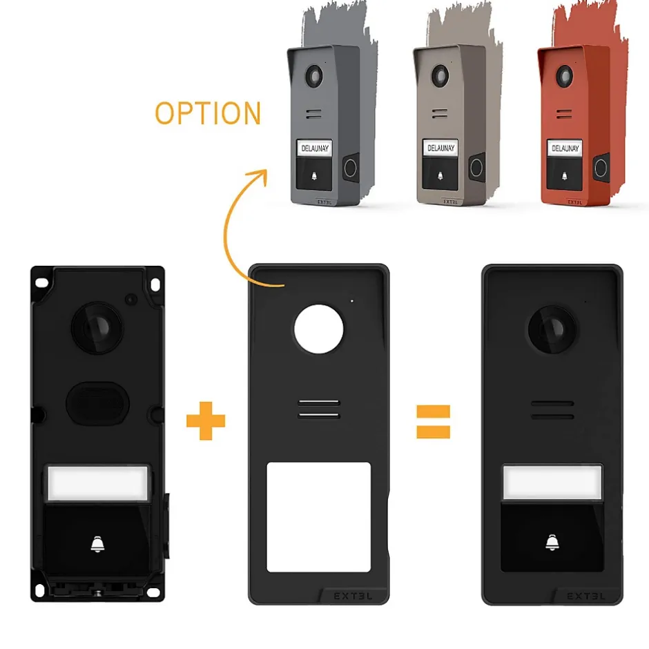 Kit visiophone sans fil connecté Wave 3 + coque graphite^Extel Best