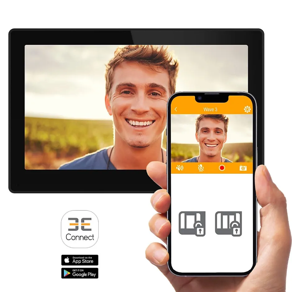 Kit visiophone sans fil connecté Wave 3 + coque graphite^Extel Best