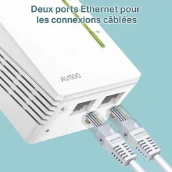 Kit 2X CPL AV600 + WiFi N300^TP-Link Online