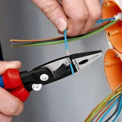 Knipex 13 82 200 Pince multifonction 200 mm, dénudage jusqu'à 50 mm², 0 AWG^D44 Outlet