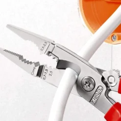 Knipex 13 82 200 Pince multifonction 200 mm, dénudage jusqu'à 50 mm², 0 AWG^D44 Outlet