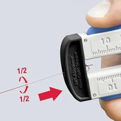 Knipex 12 85 110 SB - Pince à dénuder pour câbles à fibres optiques 190 mm, capacité 0,125 mm^D44 Sale