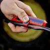 Knipex 16 95 02 SB ErgoStrip - Dénudeur de câble ergonomique pour câbles ronds, coaxiaux et de données (gauchers)-D44