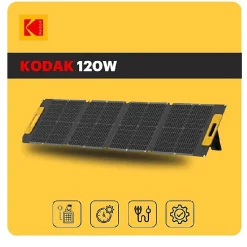 Kit Station d'Énergie Portable S600 + Panneau Solaire 120W - Batterie 551Wh - Multiports - Idéal pour Camping, Urgences^Kodak Online