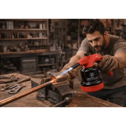 Lampe à souder à gaz 1350-C avec Système de gachette Breveté - Allumage Auto Sécurisé, Cartouche gaz 190g-Proweltek Online