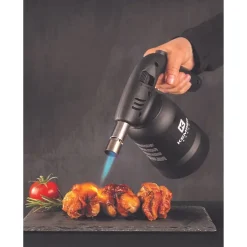 Lampe à souder à gaz Professionnelle Utilisation 360 degrés Chalumeau Gaz Allumage piezo 4 Cartouches gaz Perçables-Kemper Outlet