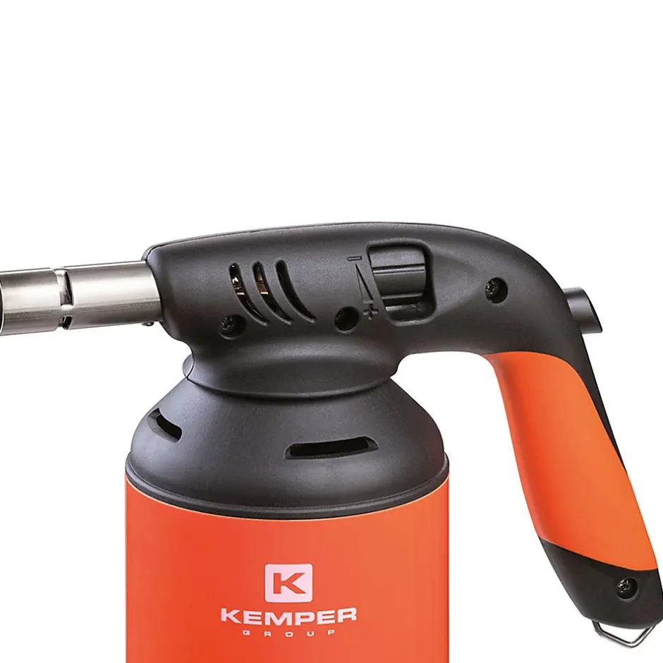 Lampe à souder gaz 1900-C Utilisation toutes positions Allumage piezo pour cartouche gaz Perçable^Kemper Clearance