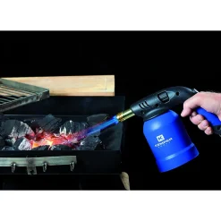 Lampe a souder à gaz Coque Acier piezo cartouches gaz 190g-Kemper Discount