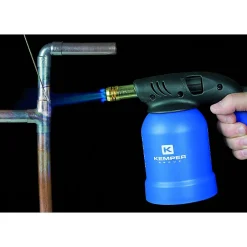 Lampe a souder à gaz Coque Acier piezo cartouches gaz 190g-Kemper Discount