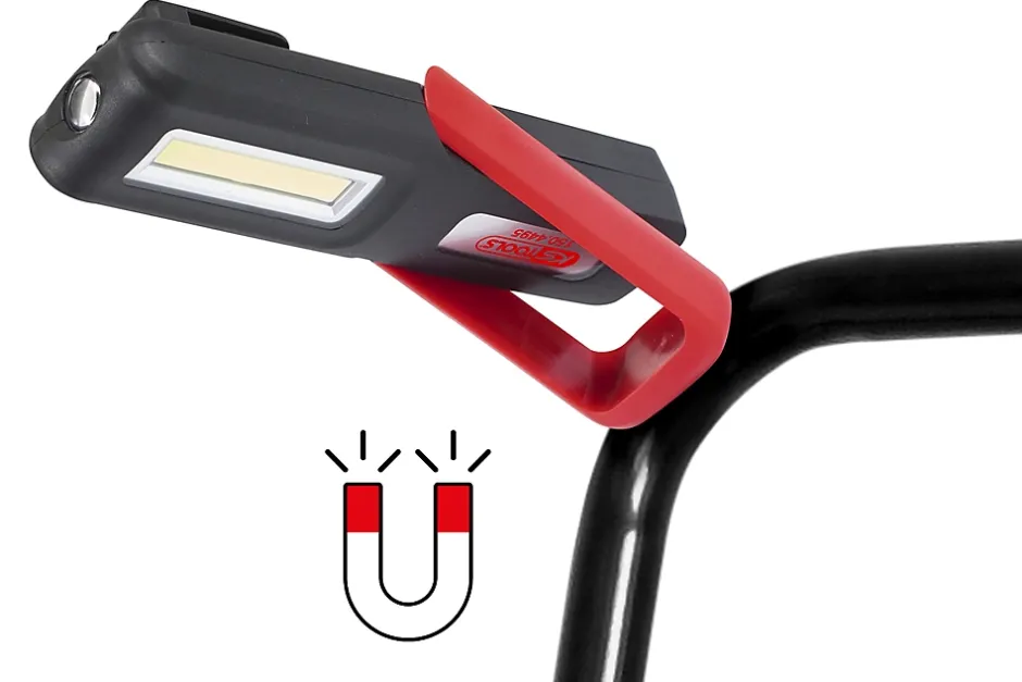 Lampe d'atelier pliable LED COB 3 W sans fil 150.4495 - rechargeable, aimantée^Ks Tools Outlet