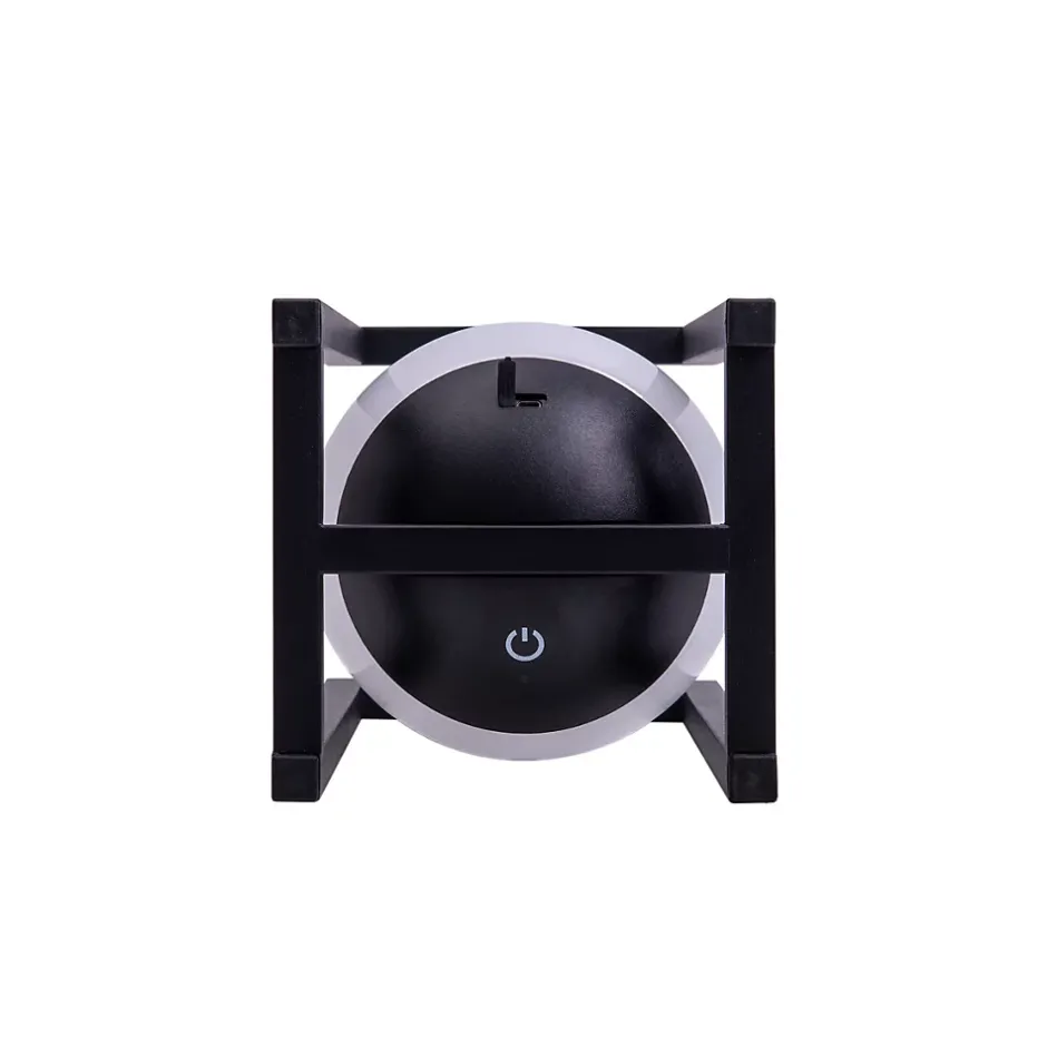 Lampe décoration LED KALI balcon terrasse table métal plastique noir LED fixes 30x16x16cm-Näve Outlet