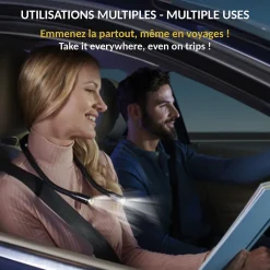 Lampe de lecture de cou rechargeable 3 couleurs de lumière^Fishtec Sale