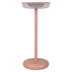 Lampe de table à accu PASI intérieur extérieur métal plastique rose intensité variable tactile fonction mémoire hauteur 26cm-Näve Clearance