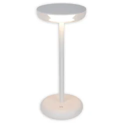 Lampe de table à accu PASI intérieur extérieur métal plastique blanc intensité variable tactile fonction mémoire hauteur 26cm^Näve Clearance