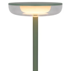 Lampe de table à accu PASI intérieur extérieur métal plastique menthe intensité variable tactile fonction mémoire hauteur 26cm^Näve New